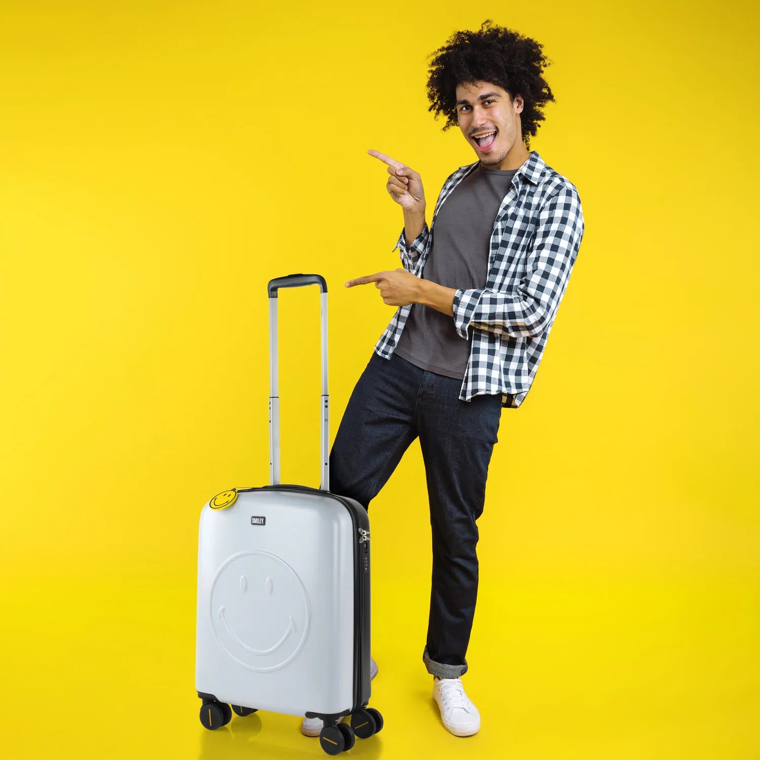 Arsamar x Smiley® | Cabin Suitcase