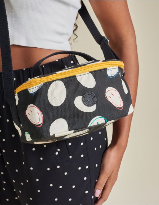 Collab Smiley + Printed Canvas Lunchbox - Unique