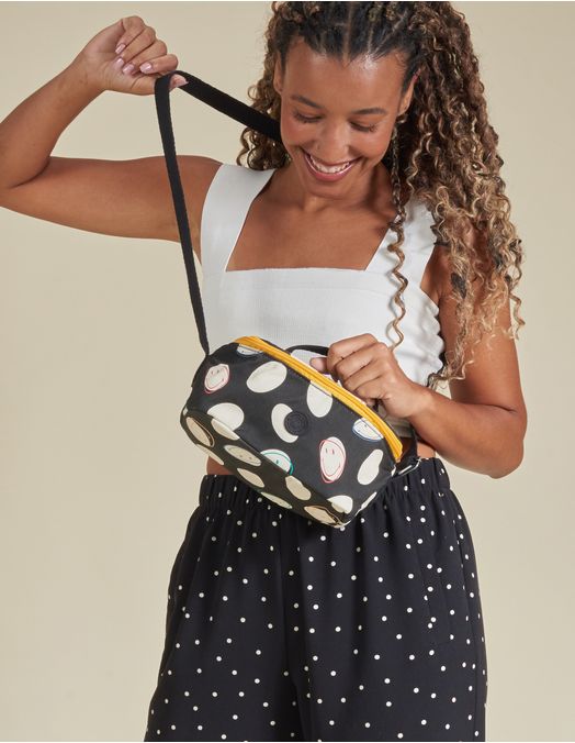 Collab Smiley + Printed Canvas Lunchbox - Unique