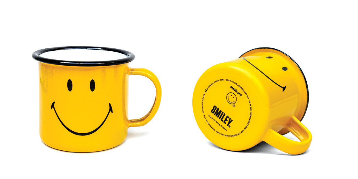 Smiley Enamel Mug