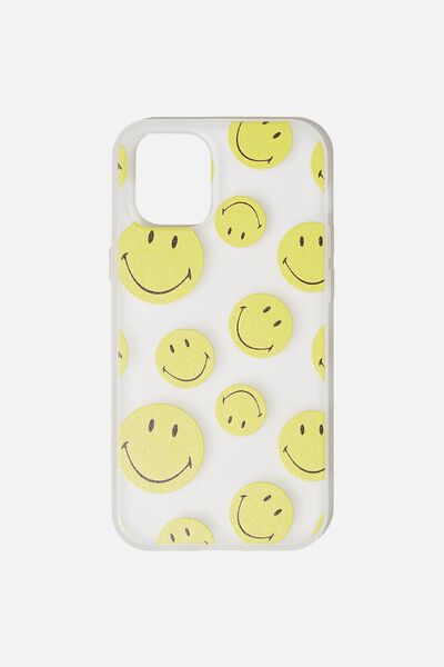 Smiley® Protective Phone Case iPhone 12 Mini by Cotton On Smiley® Protective Phone Case iPhone 12 Mini by Cotton On