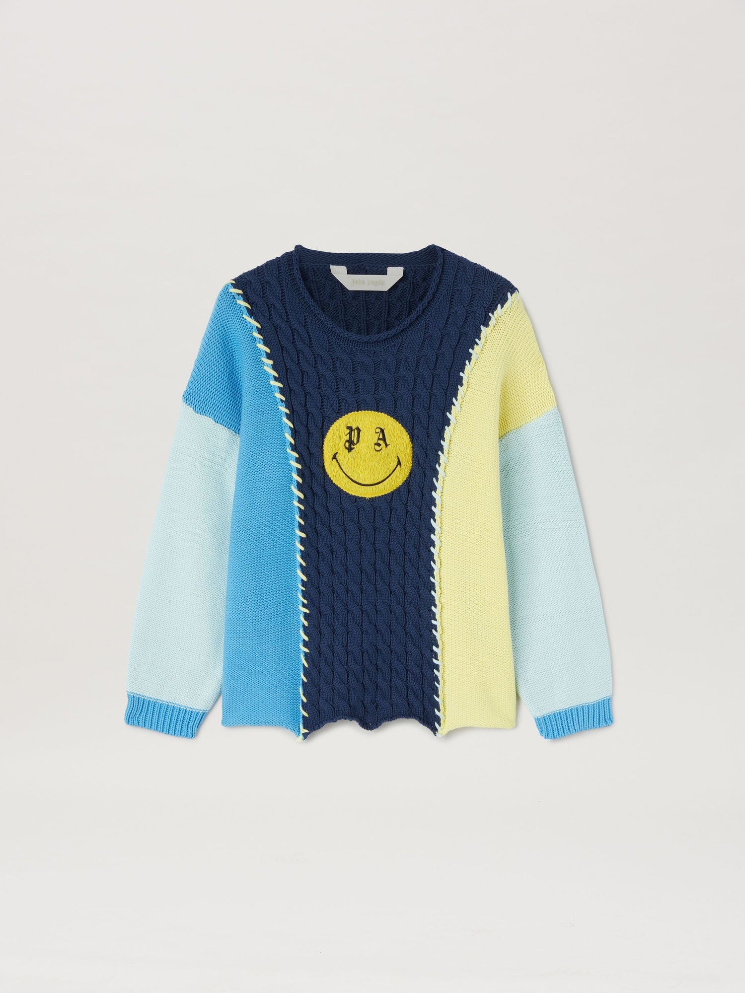 Smiley Party Poncho Yellow and Black
