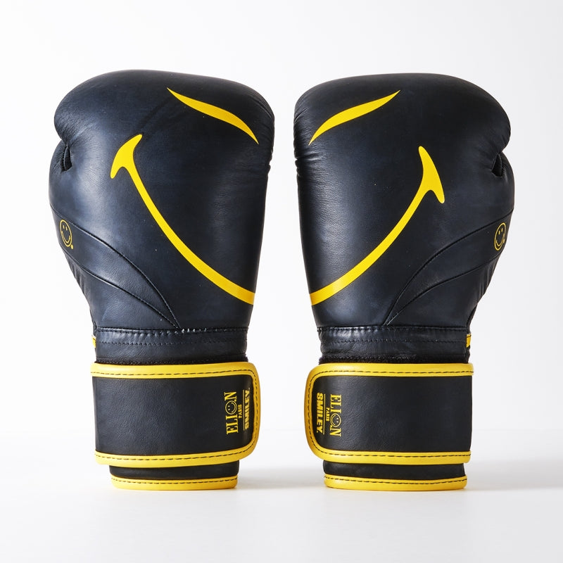 Elegant Boxing Gloves Elion Paris x Smiley® 50 Th Anniversary Limited Edition Black Velcro