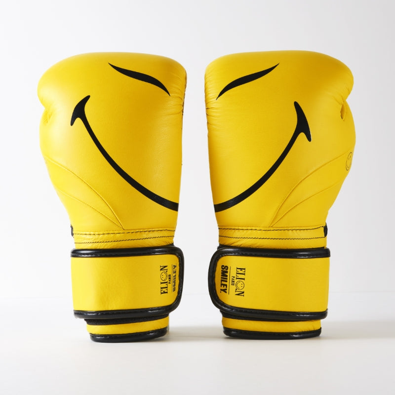 Elegant Boxing Gloves Elion Paris x Smiley® 50 Th Anniversary Limited Edition Yellow Velcro